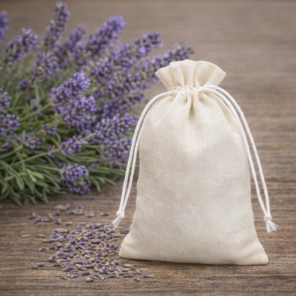 Lavender Muslin Sachet